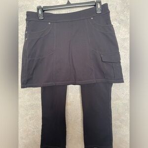 Athleta Black Skirted Leggings